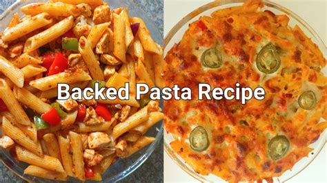 Italian Baked Pasta Recipe With White Cheese Sauce Youtube