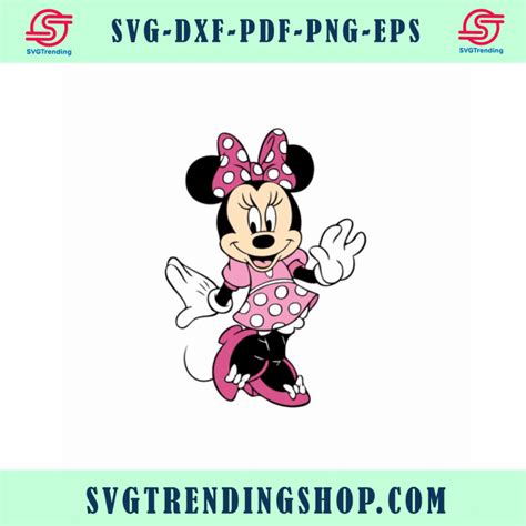 Minnie Me Svg Minnie Mouse Svg Layered Disney Minnie Mouse For Cricut