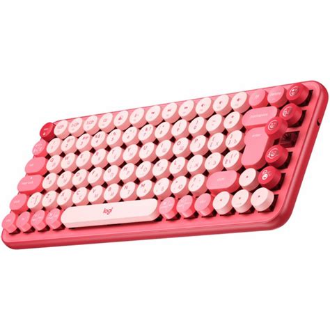 Клавіатура Logitech POP Keys Wireless Mechanical Keyboard Rose (920 ...