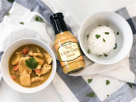 Trader Joes Hack Easy 35 Minute Thai Yellow Chicken Curry Passion For Pennies Quick Recipes