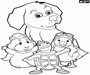 Wonder Pets Ming Ming Coloring Pages Coloring Pages