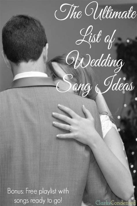 The BEST Wedding Songs + Free Wedding Playlist