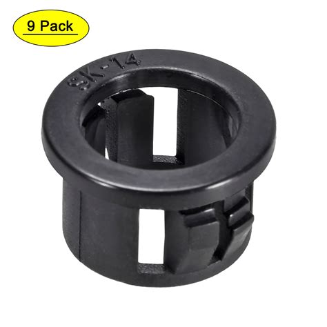 Unique Bargains 14mm Mounted Dia Snap In Cable Hose Bushing Grommet