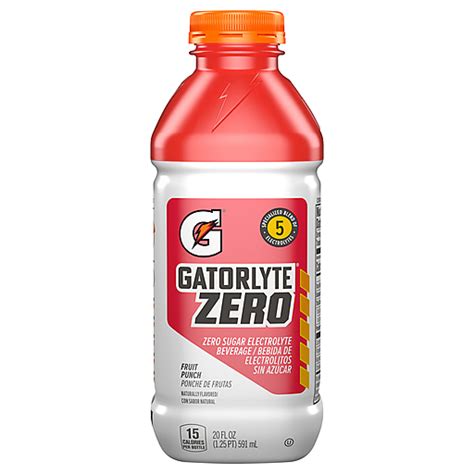 Gatorlyte Fruit Punch Zero Soft Drinks Foodtown