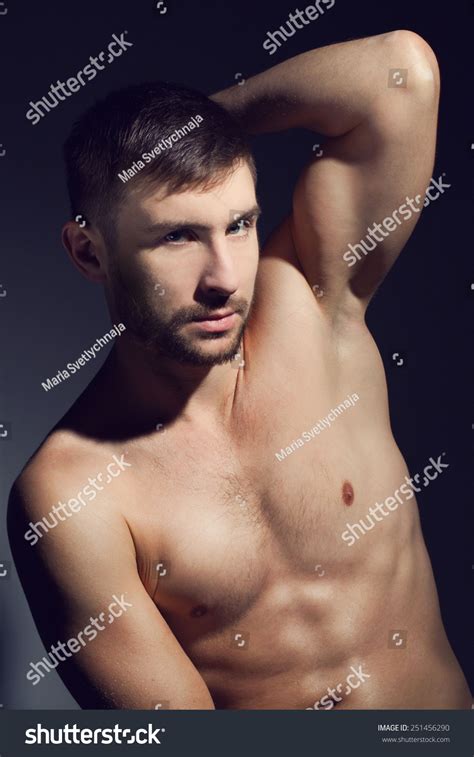 Portrait Nude Muscular Fitness Male Model Stock Photo Shutterstock