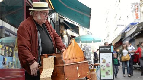 Street Organ Grinder In Paris Hd Youtube