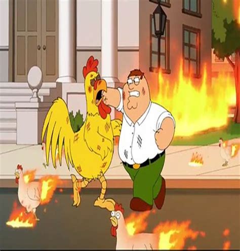 Backwards Family Guy Chicken Fight