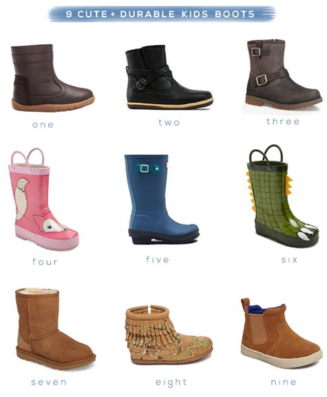 Bubby and Bean ::: Living Creatively: 9 Cute (and Durable) Boots for Kids