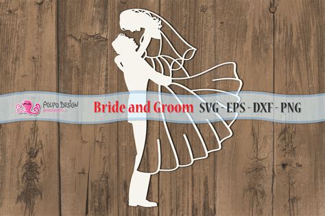 Bride And Groom Svg By Polpo Design Thehungryjpeg