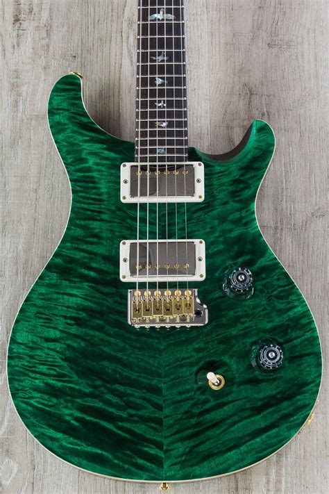 2017 Prs Paul Reed Smith Custom 24 Artist Package Guitar Emerald Green