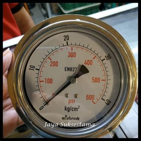 Jual Pressure Gauge Manometer Stainless Inch Bar Model Payung