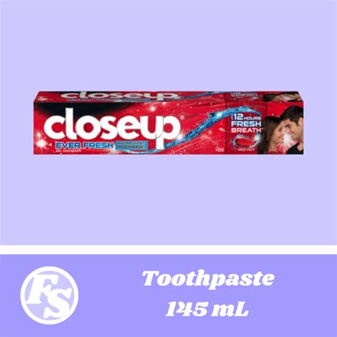 Closeup Anti Bacterial Red Hot Gel Toothpaste 145mL Lazada PH