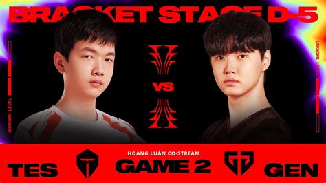 Tes Vs Gen Game V Ng Ph N Nh Nh Msi Youtube