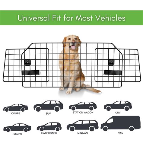 Coleta Dog Car Barrier For Suvs And Vehicles Adjustable Large Pet