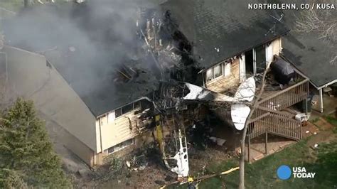 Pilot Lives After Plane Crashes Into Home Near Denver