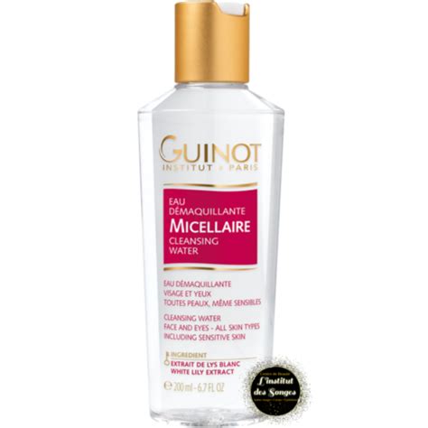 Eau démanquillante micellaire 200ml Guinot L institut des Songes