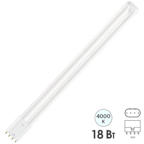 Лампа компактная светодиодная DULUX L 36 LED HF 18W/840 4000K 2G11 ...