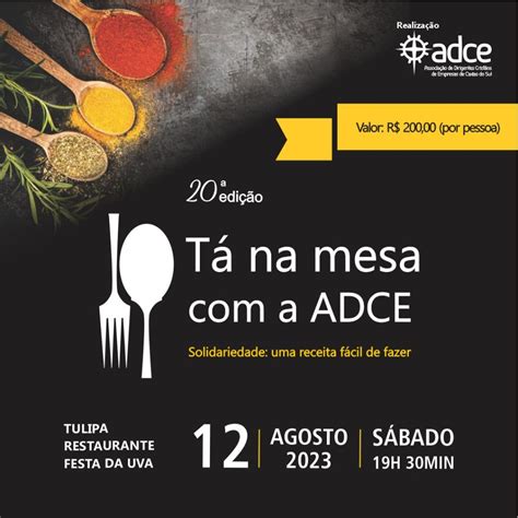 TA NA MESA ADCE 20 ANOS Zucca Gastrô