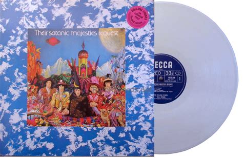 Rolling Stones Their Satanic Majesties Request 1978 White Vinyl Dutch LP