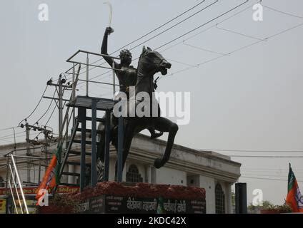 Statue of Rani Lakshmibai at Jhansi, Uttar Pradesh, India, Asia Stock ...