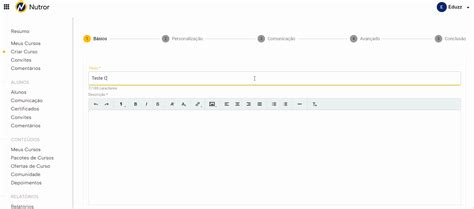 Como Criar Ou Excluir Um Curso No Nutror Ajuda Eduzz