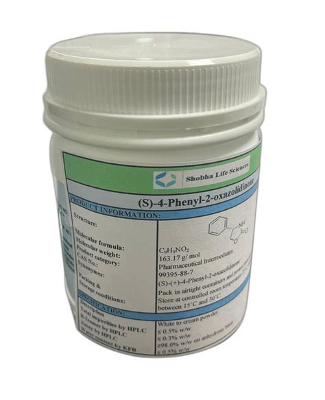 S 4 Phenyl 2 Oxazolidinone At Rs 5000 Kg Laboratory Chemicals In