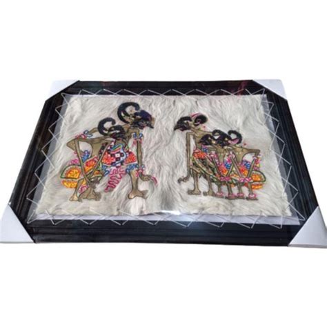 Jual Bisa Cod Lukisan Wayang Kulit Pandawa Lima Jumbo X Cm