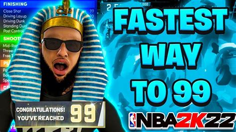 How To Get 99 Overall In 1 Hour On Any Build In Nba 2k22 Not Clickbait