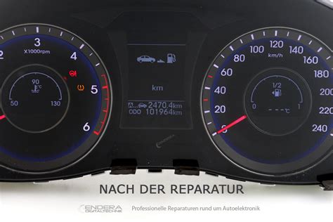 Hyundai I40 Kombiinstrument Reparatur Endera Digitaltechnik Kfz