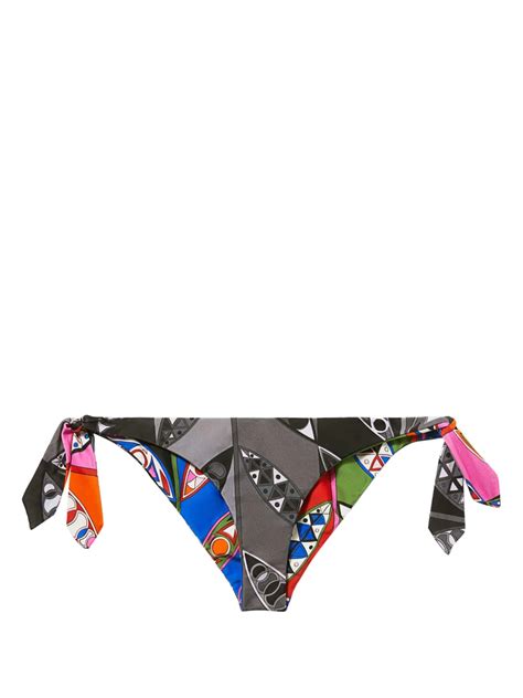 PUCCI Bikini Bottom Con Estampado Abstracto Negro FARFETCH MX