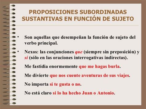 Oraciones Subordinadas Sustantivas Artofit