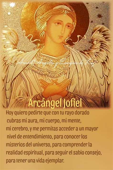 Oraci N Al Arc Ngel Jofiel Arcangel Jofiel Oracion Arcangel Jofiel