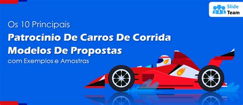 Os Principais Modelos De Proposta De Patroc Nio De Carros De Corrida