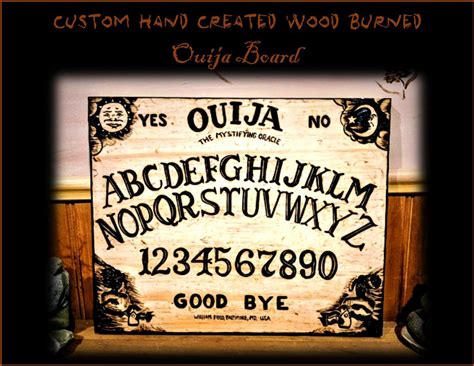 Ouija Board White Witch Spirit Board Alter Pentacle Wiccan