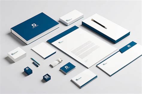 Premium Photo Customizable Stationery Set Mockup Showcase Brand