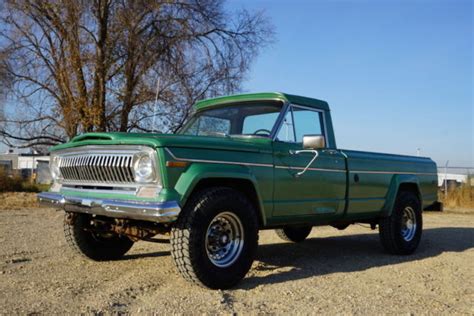 Rare 1974 Jeep J20 Pickup 4x4 3 4 Later Model Gladiator 360 V8 For Sale Photos Technical