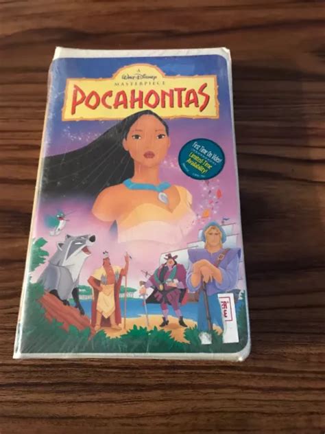 Vhs Tape Pocahontas Walt Disney 1996 Masterpiece First Edition Eur