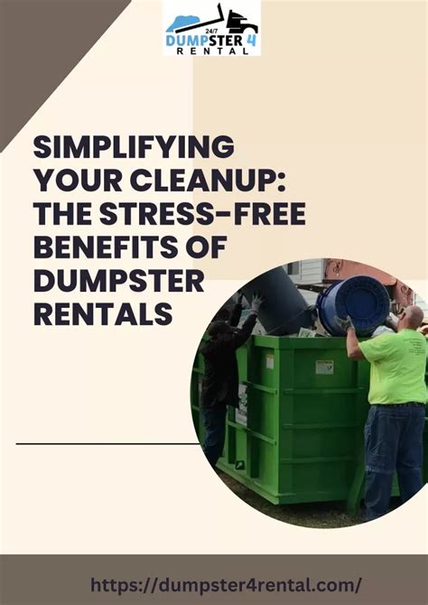 PPT Simplifying Your Cleanup The Stress Free Benefits Of Dumpster