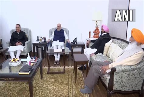 Punjab Elections 2022 Captain Amarinder Singh In Delhi To Meet Amit