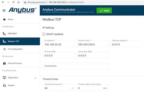 Komunikacja Plc Siemens A Z Profinetem Z Urz Dzeniem Z Modbus Tcp