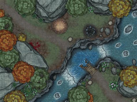 River Crossing Map For DnD 32x24 Made With The Awesome Inkarnate R