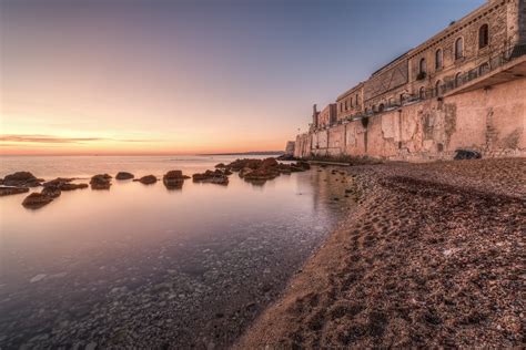 The Breathtaking Scenery Of The Ortigia Seafront In Syracu Flickr