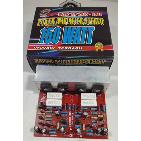 Jual Kit Power Amplifier Ocl Watt Stereo Plus Transistor Final