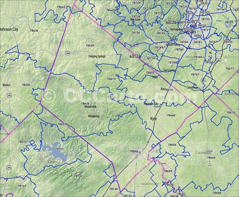 Texas Zip Code Map Guide – Find comprehensive zip code maps throughout ...