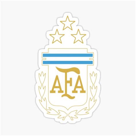 "Argentina 3 Stars Gold Edition" Sticker for Sale by turquoisethings ...