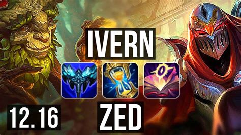 Ivern Vs Zed Jng Rank Ivern Games M Mastery