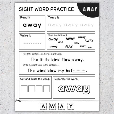 Pre Primer Sight Words Pre K Sight Words Worksheets No Prep [set 1] Made By Teachers