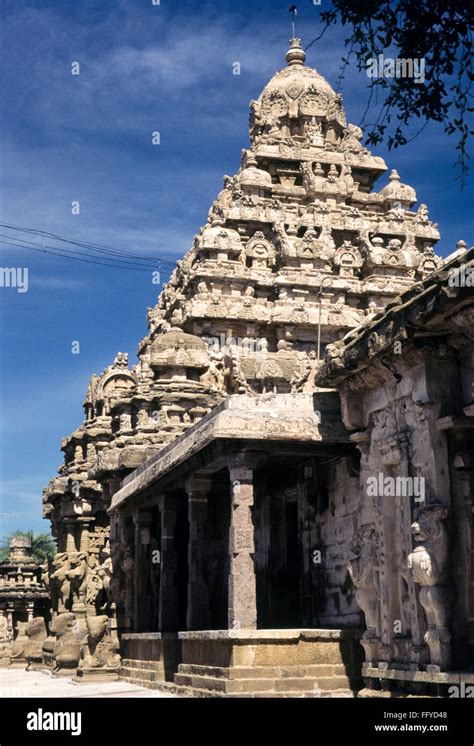 Kailasanathar Temple Kanchipuram Tamil Nadu India Stock Photo Alamy