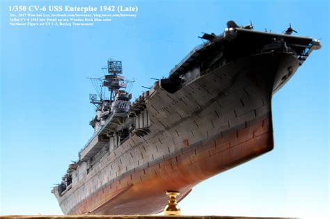 1 350 CV 6 USS Enterprise 1942 Late Version Aircraft Carrier IModeler