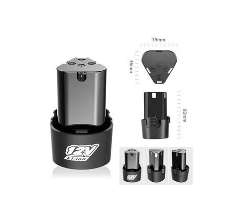 Аккумулятор Литий-Ионный Li-ion 12V 1500mAh, АКБ 12В, для шуруповёрта ...